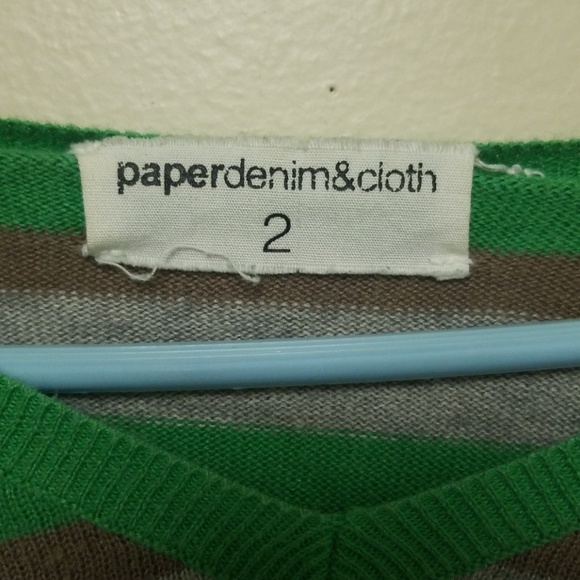 Paper Denim & Cloth Green Sweater - Picture 4 of 4